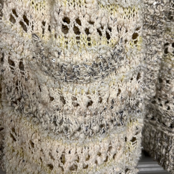 Anthropologie | Knitted & Knotted Open Front Cardigan Size XL - Picture 3 of 7